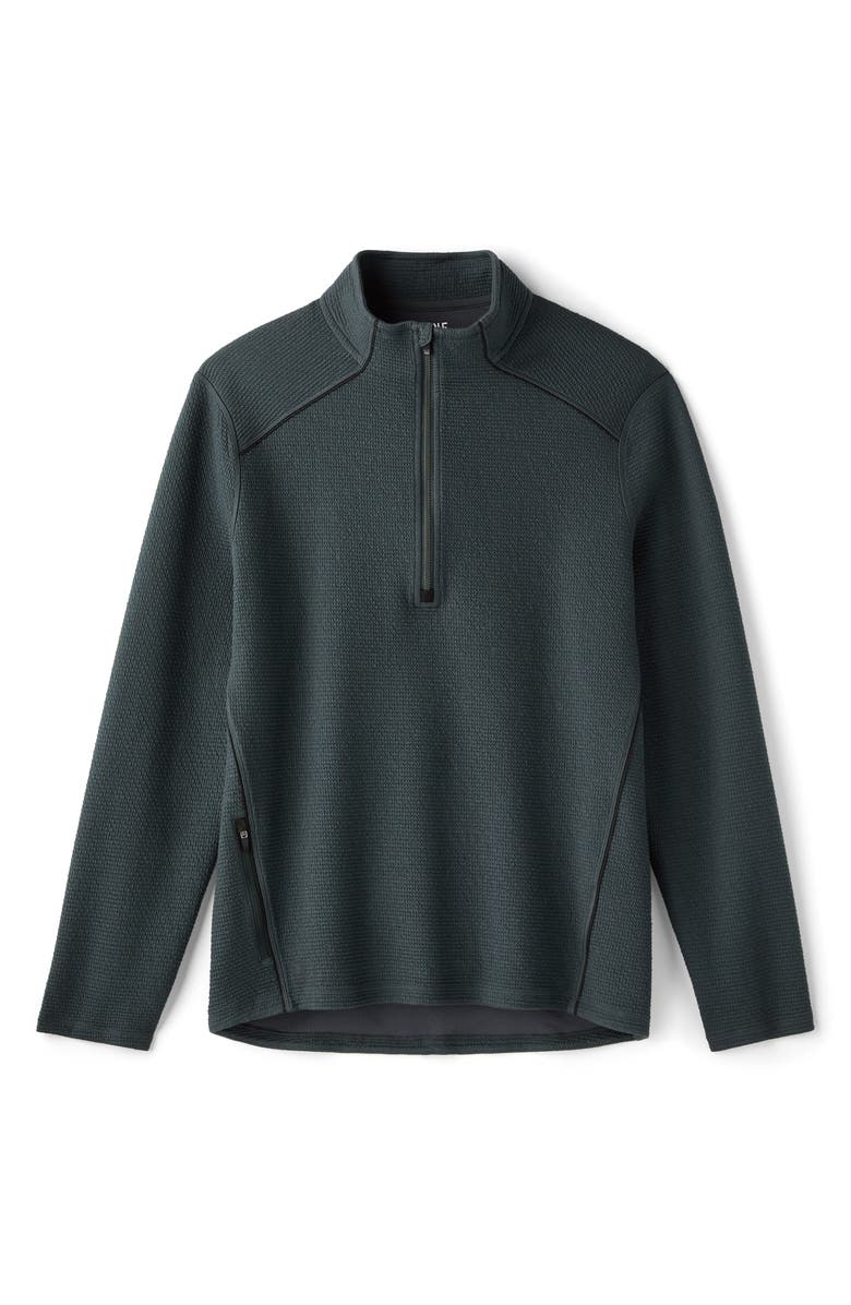 Rhone Tribeca Tech Half Zip Pullover, Alternate, color, Pine Gray