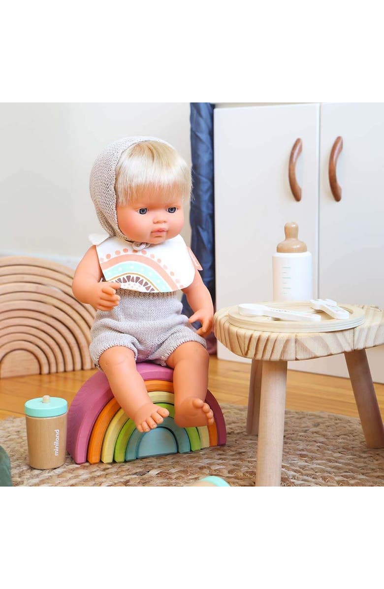 Miniland Baby Doll Native American Boy 15'', Alternate, color, Dark Skin