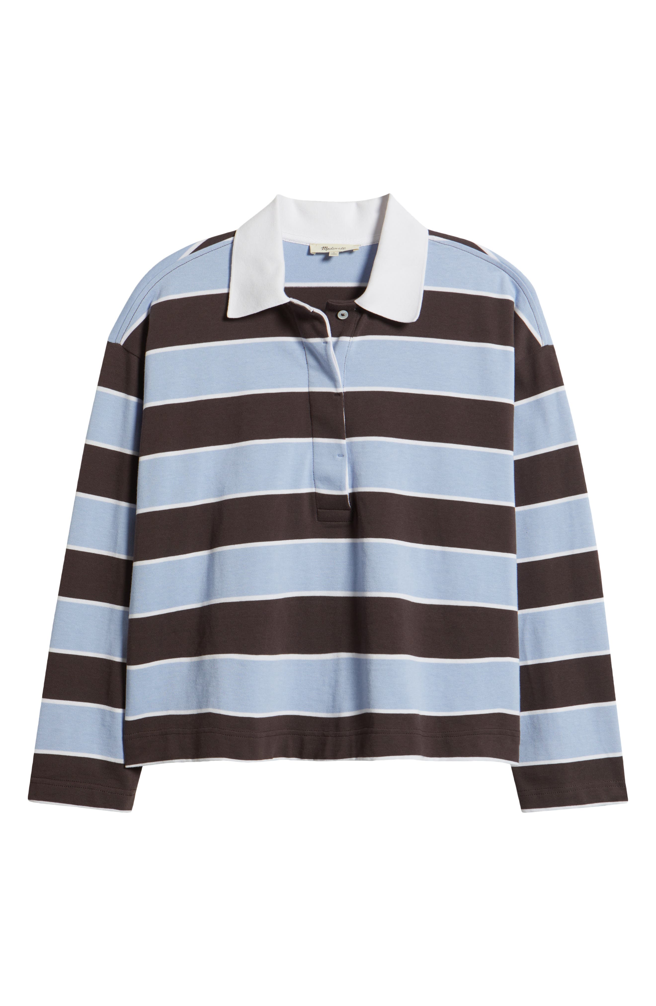 Madewell Rugby Polo Shirt In Blue