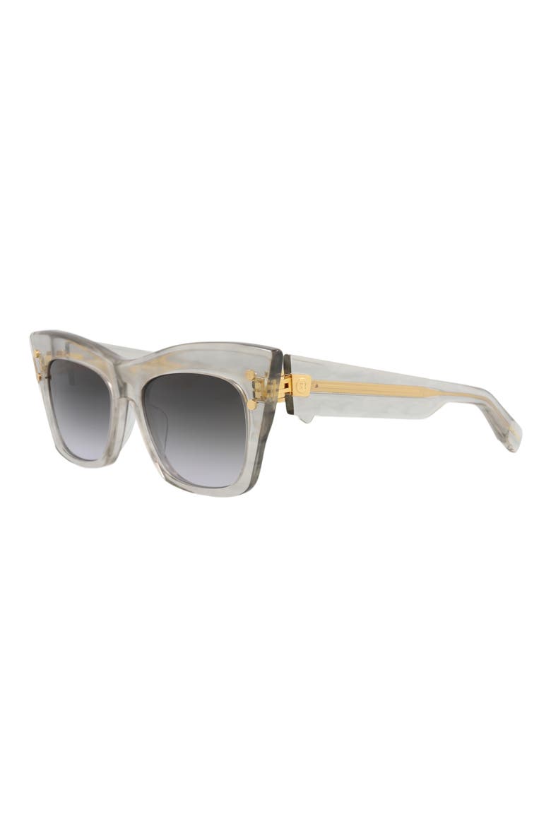 55mm Cat Eye Sunglasses, Alternate, color, CRYSTAL CRYSTAL GREY