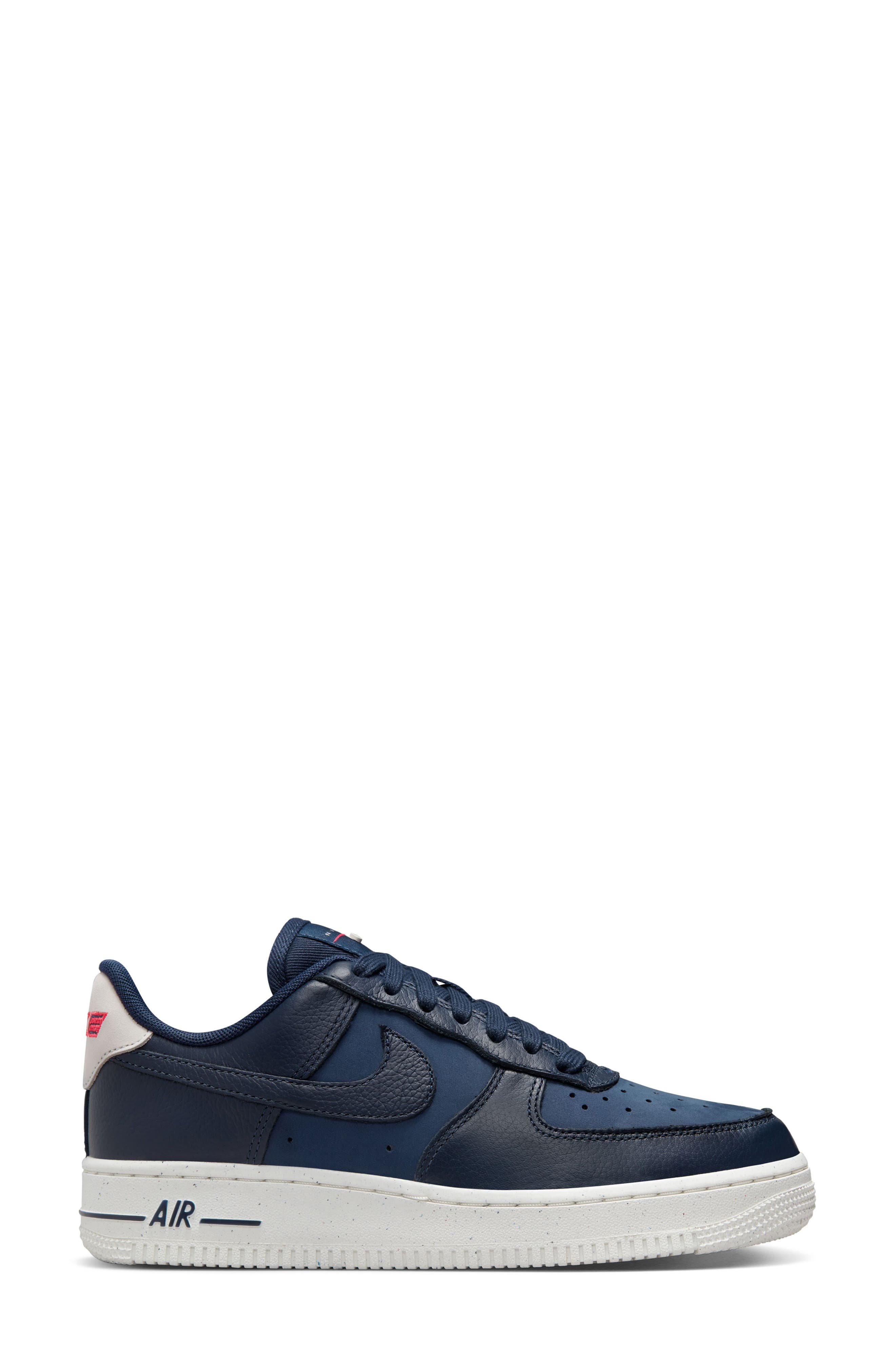 Air Force 1 '07 LX Sneaker, Alternate, color, LIGHT OREWOOD/ OBSIDIAN/ SAIL