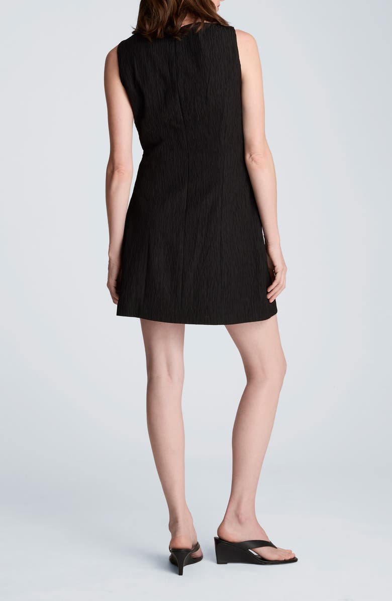 Kenneth Cole Texture Button Front Sleeveless Sheath Dress, Alternate, color, 