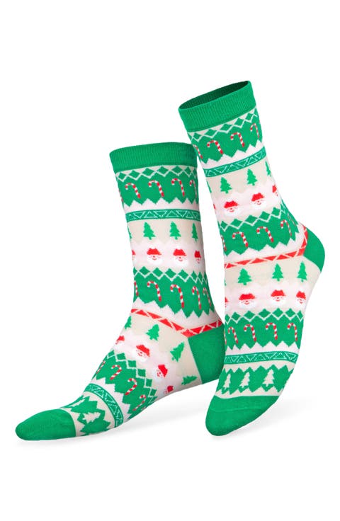 Xmas Jumper Crew Socks