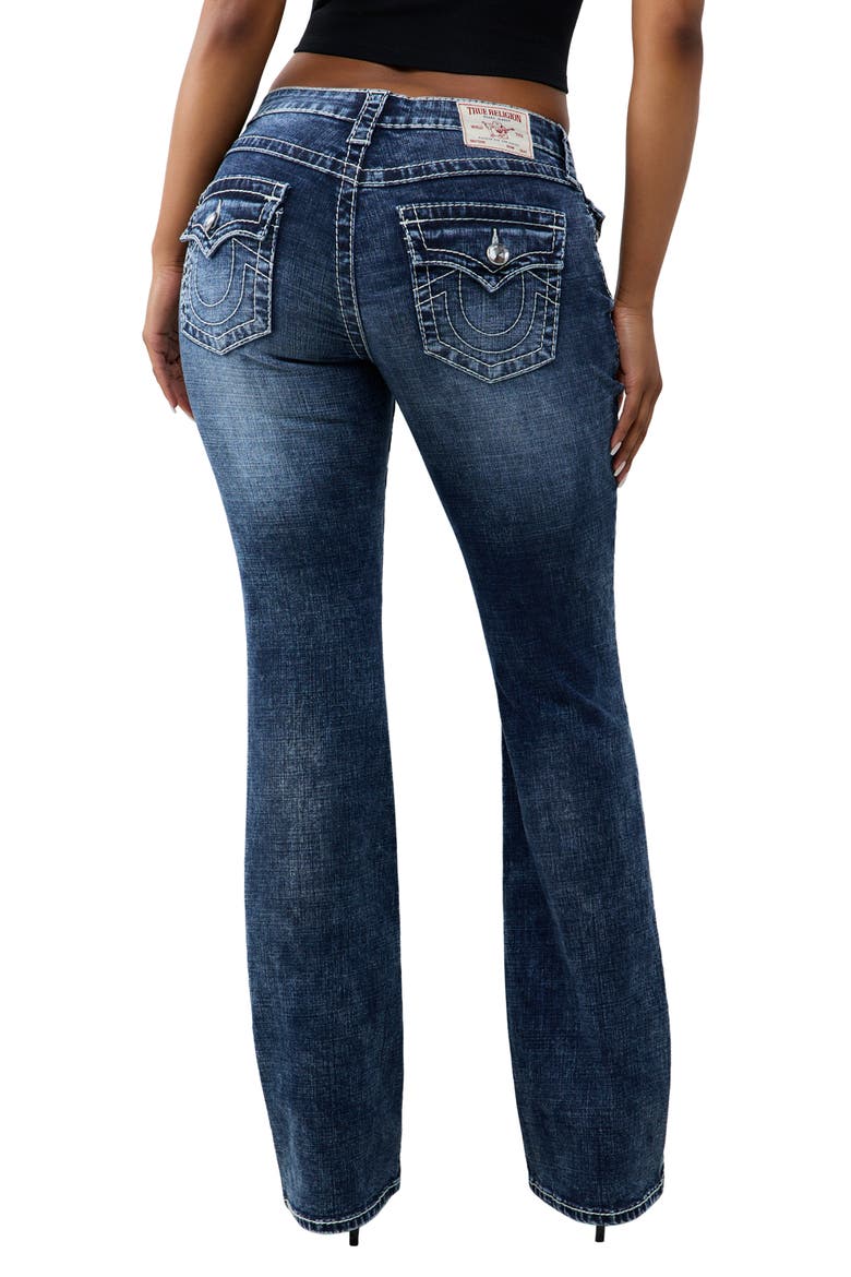 Becca Crystal Big T Mid Rise Bootcut Jeans, Alternate, color, ASTRAL TIDE