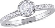 Julianna B. 5/8 CTW Diamond Floral Halo Engagement Ring 14k