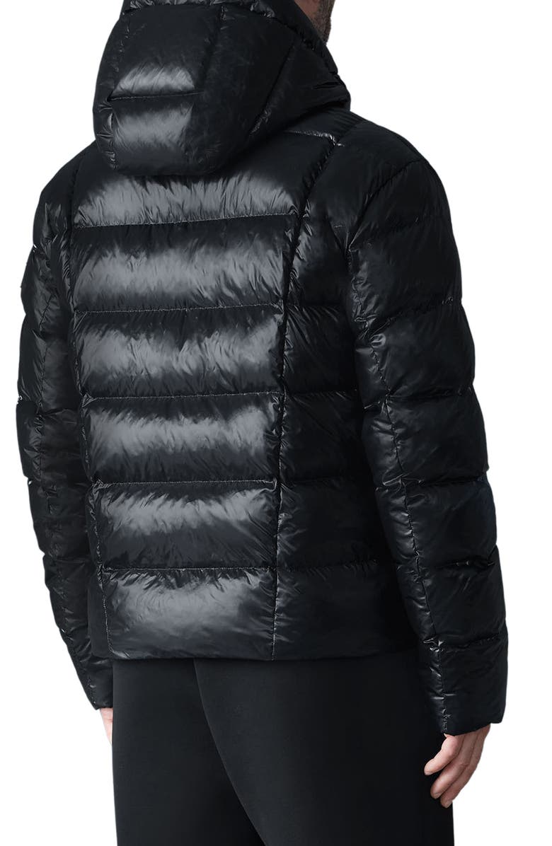 Mackage Victor Water Resistant Recycled Down Puffer Jacket, Alternate, color, Black