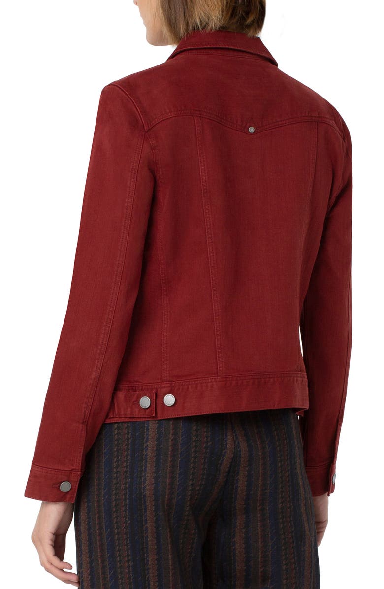 Liverpool Los Angeles Seamed Stretch Twill Jacket, Alternate, color,