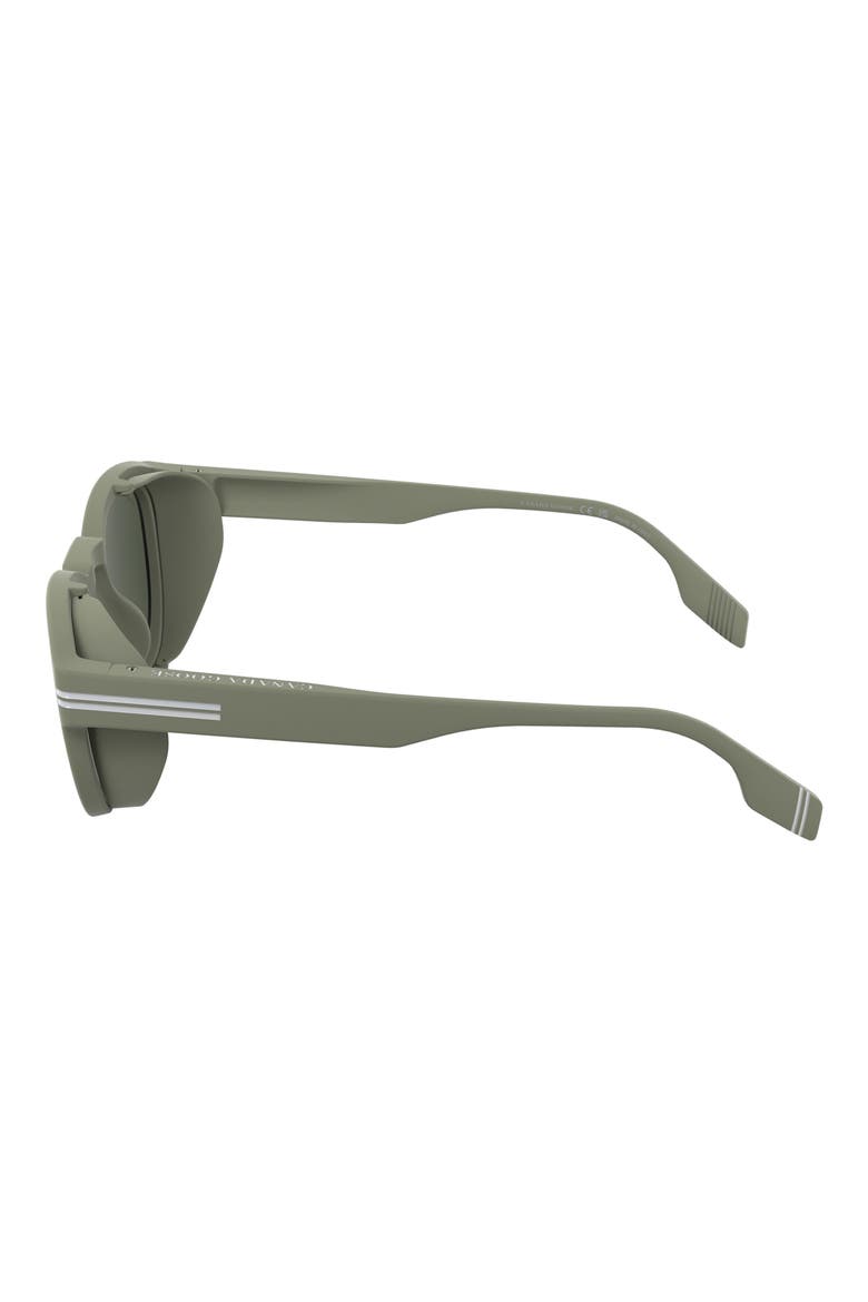 51mm Polarized Oval Sunglasses, Alternate, color, MATTE SAND
