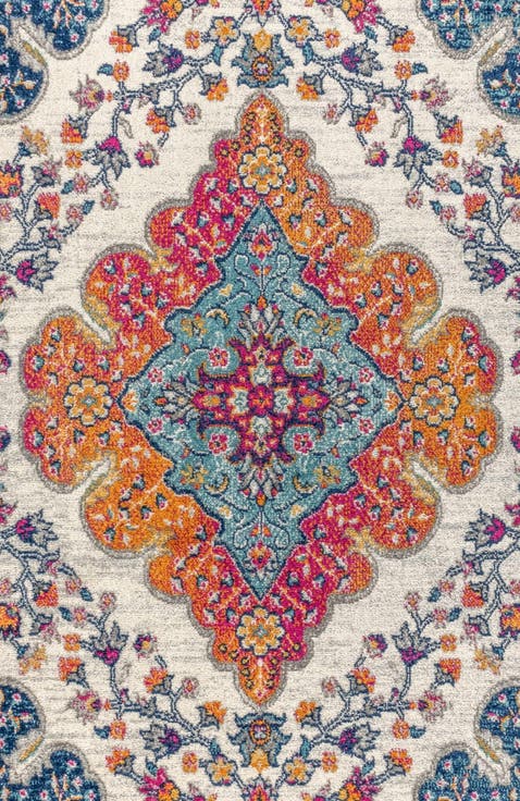 Bohemian FLAIR Boho Vintage Medallion Area Rug