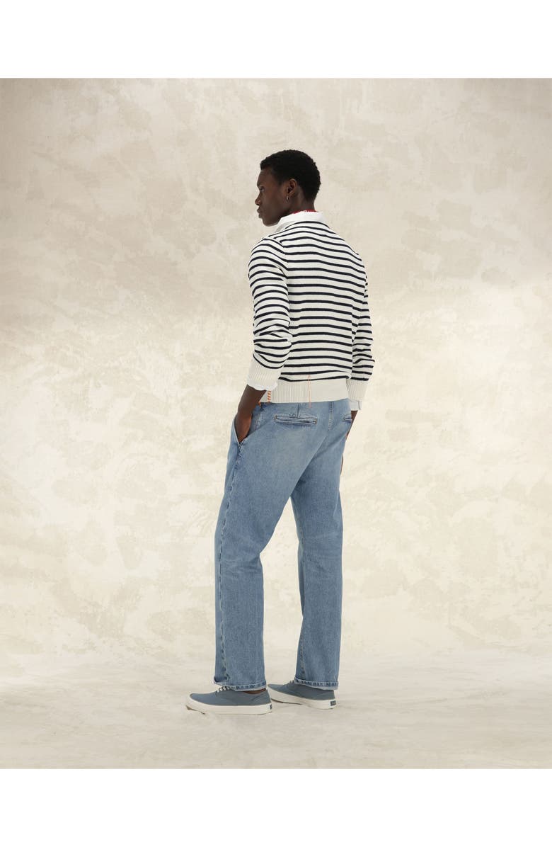 Fortela Reno Bleach Wash Denim Trousers, Alternate, color, D230