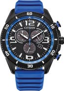 Citizen Eco-Drive Chronograph Silicone Strap Watch