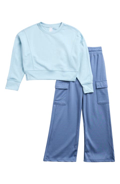 Kids' Scuba Sweatshirt & Cargo Pants Set (Big Kid)