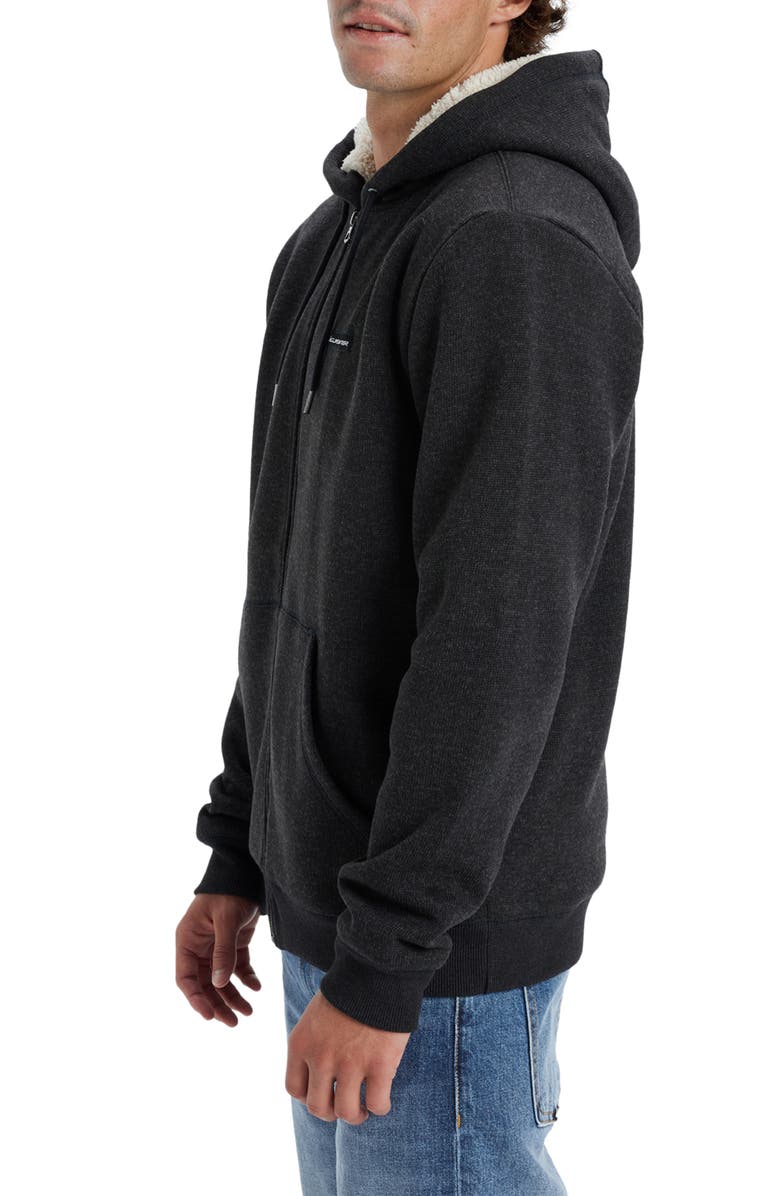 Quiksilver Keller Faux Shearling Lined Hoodie, Alternate, color,