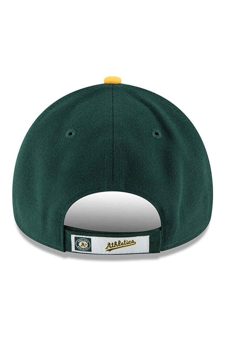 Men's New Era Green Oakland Athletics League 9FORTY Adjustable Hat, Alternate, color, GREEN