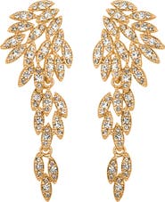 EYE CANDY LOS ANGELES Starling Crystal Cluster Statement Drop Earrings