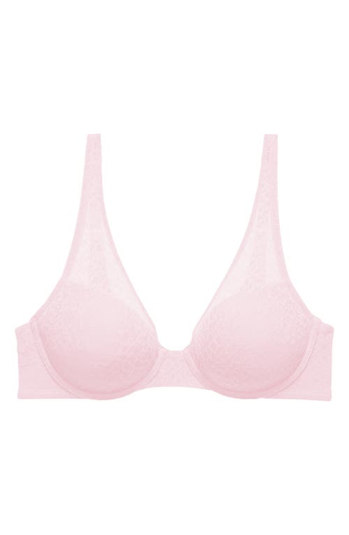 Natori Bliss Lace-trim Cotton Brief Underwear 156058 In Pink