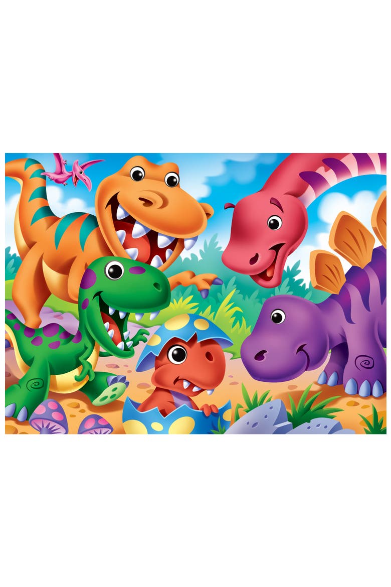 Googly Eyes Dinosaurs 48 Piece Puzzle, Alternate, color, Multicolor