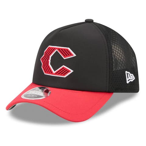 Men's New Era Black/Red Cincinnati Reds 2026 City Connect Apex 9FORTY Adjustable Hat