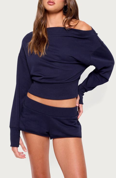 Hennie Off the Shoulder Sweatshirt