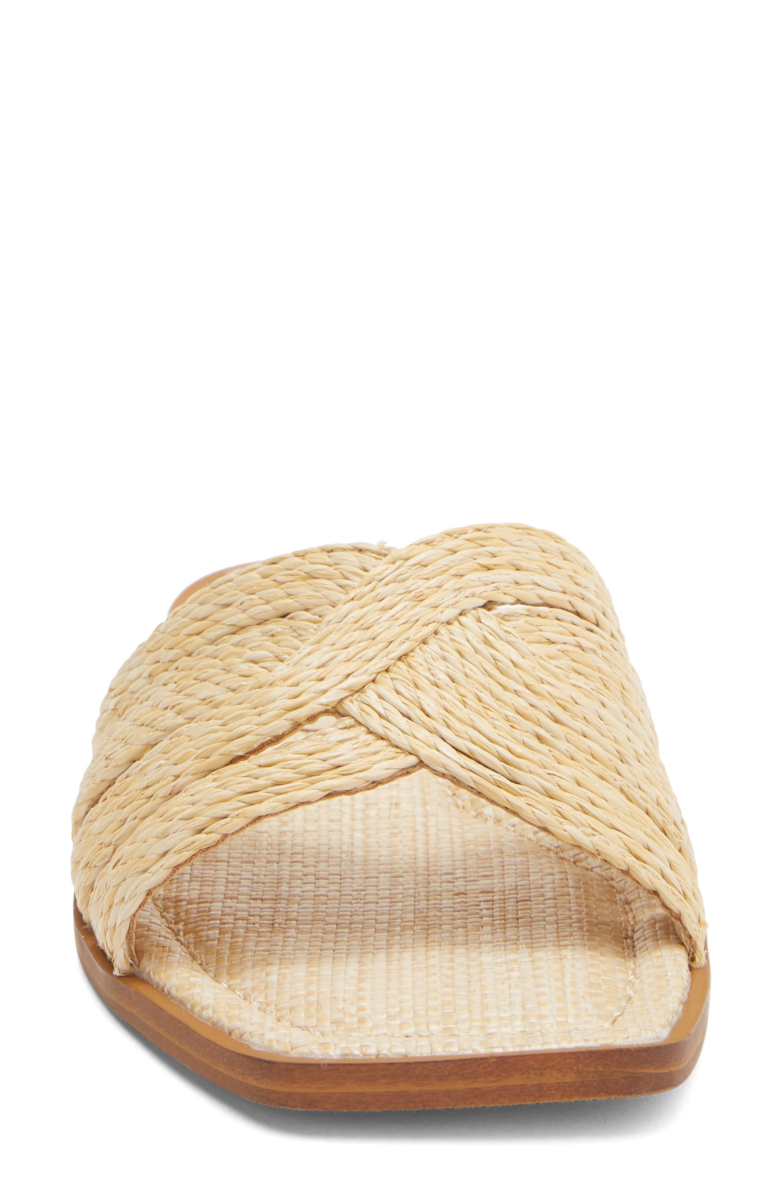 Ilane Raffia Slide Sandal, Alternate, color, NATURAL RAFFIA