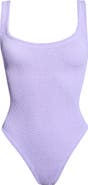 Hunza G Square Neck One-Piece Swimsuit