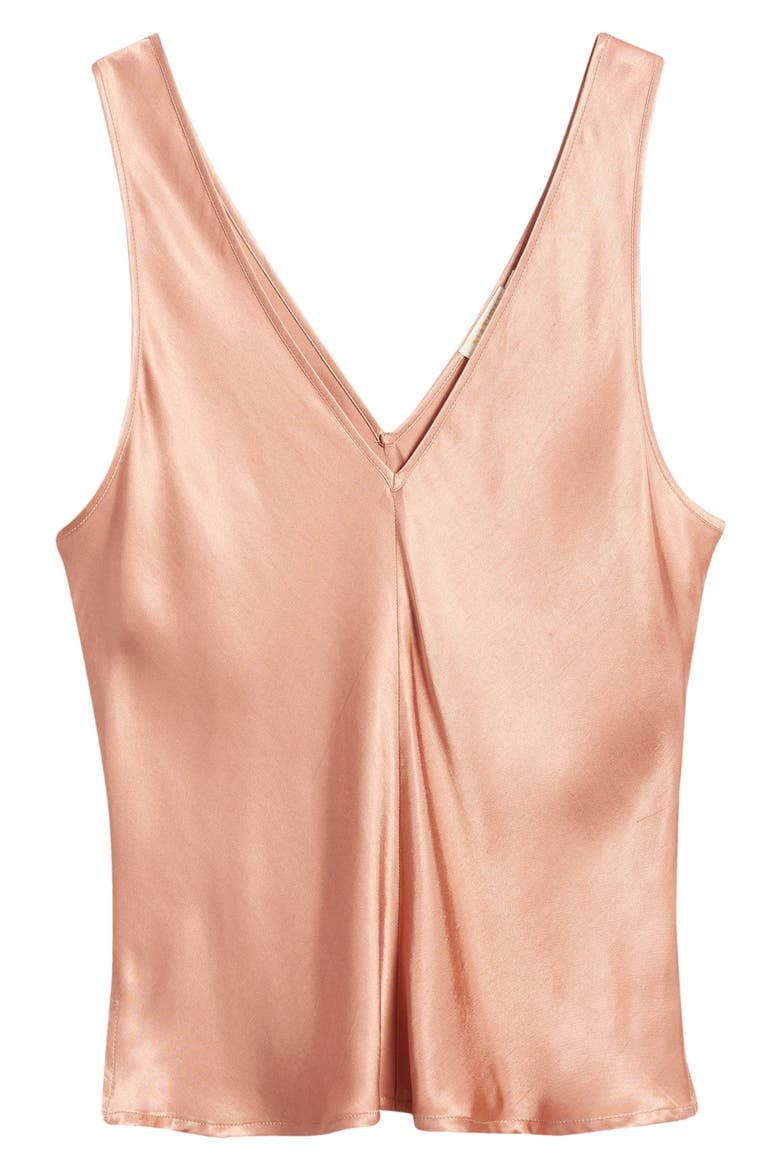 Ave Satin Tank, Alternate, color, MOCHA MOUSSE