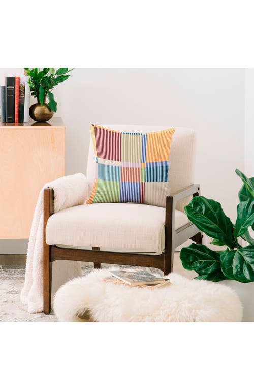 DENY DESIGNS DENY DESIGNS LINEAR BAUHAUS PATTERN ACCENT PILLOW 