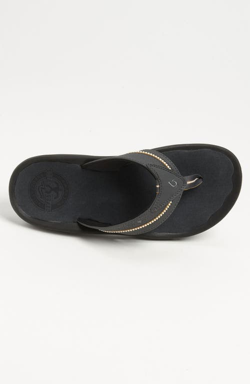 Olukai 'kia'i Ii' Flip Flop In Black
