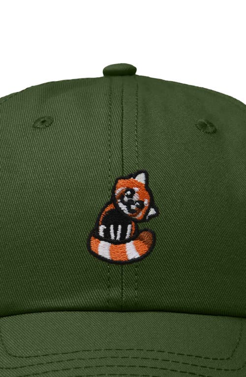 DALIX DALIX RED PANDA EMBROIDERED DAD HAT