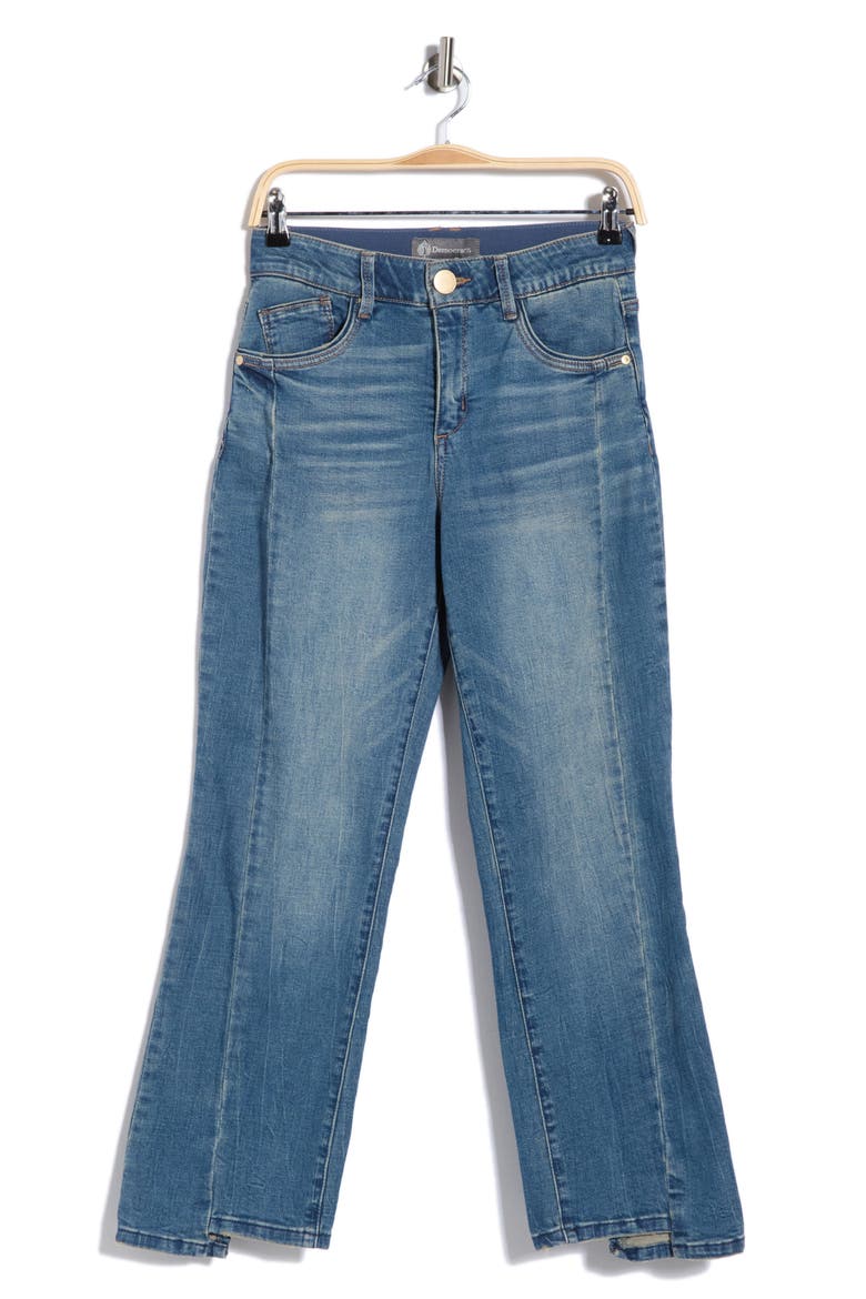 Step Hem Barley Bootleg Jeans, Main, color, MID BLUE ARTISINAL
