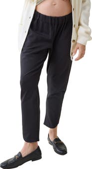 Ingrid & Isabel Ponte Crop Maternity Pants