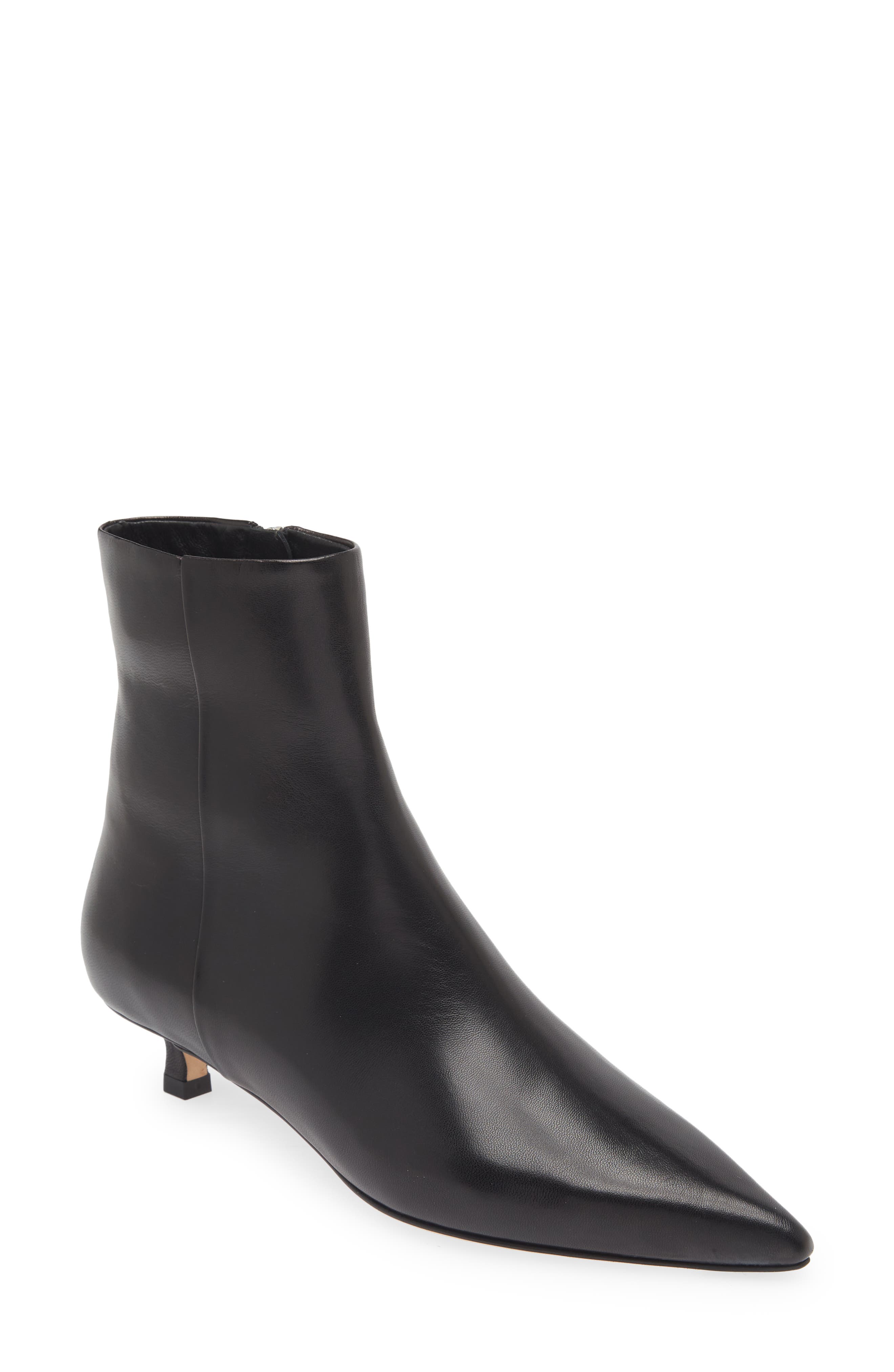 aeyde Sofie Pointed Toe Bootie, Main, color, 