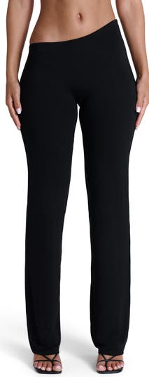 Asymmetric Bootcut Pants