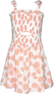 Hannah Banana Kids' Daisy Smocked Sundress