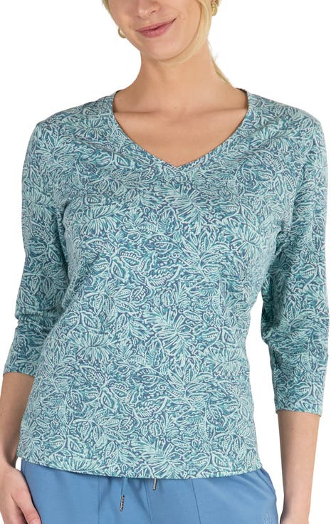 3/4 Sleeve V-Neck R&R Tee