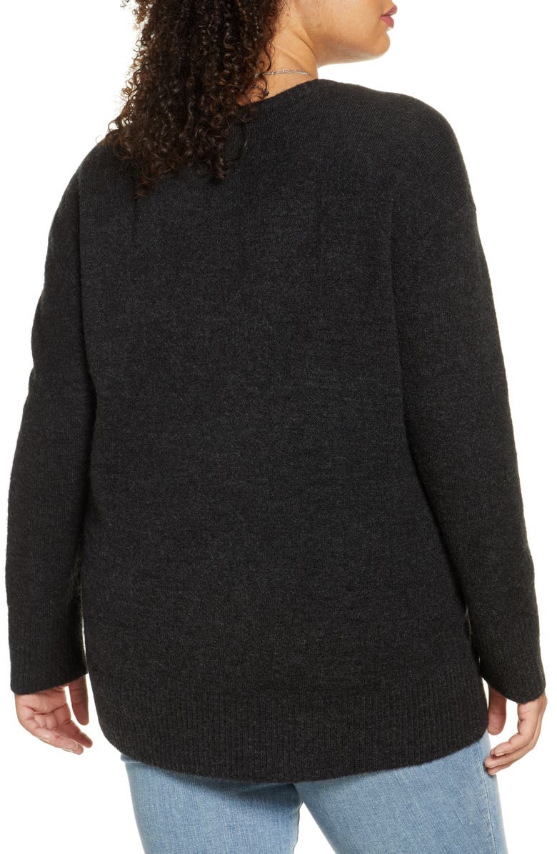 Treasure & Bond V-Neck Tunic Sweater, Alternate, color,