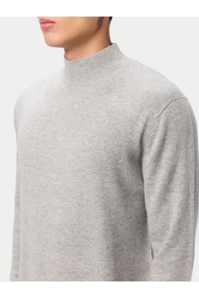 Timeless Mock Neck Cashmere Sweater, Alternate, color, high rise