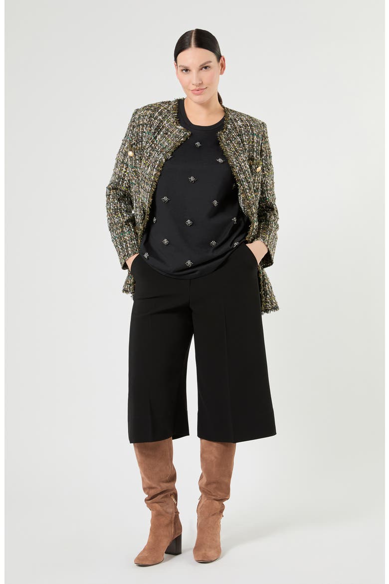 Tweed Jacket, Alternate, color, KAKI