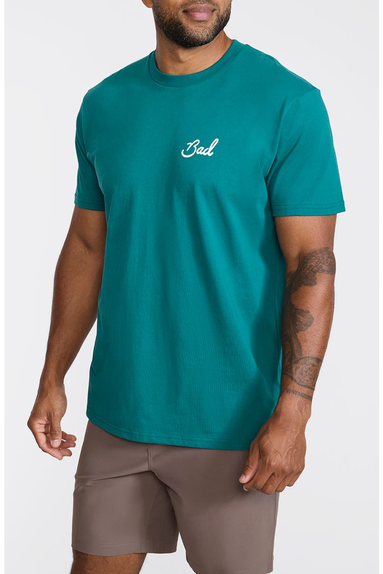 Birdie Cotton Graphic T-Shirt, Alternate, color, PACIFIC
