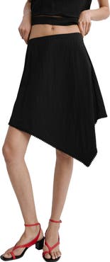 MANGO Asymmetrical A-Line Skirt