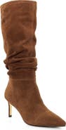 Dune London Slouch Pointed Toe Knee High Boot
