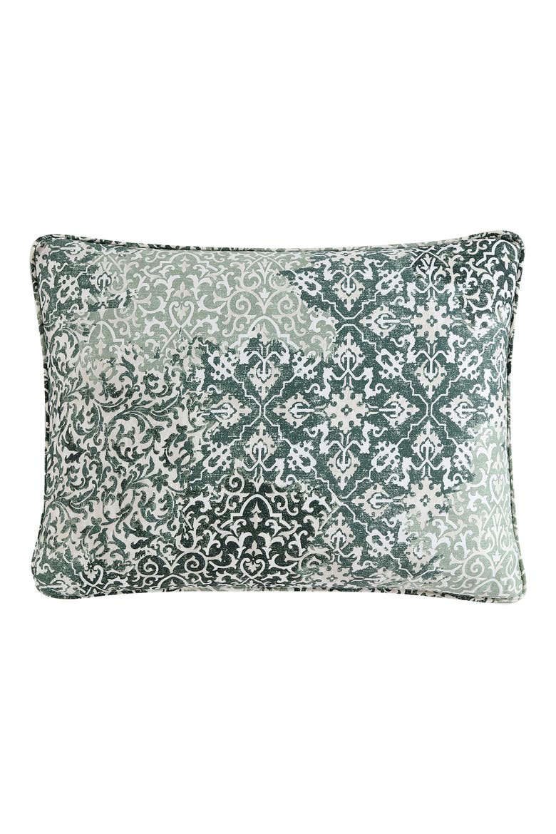 Abingdon Cotton Sateen Duvet Cover & Sham Set, Alternate, color, DARK GREEN