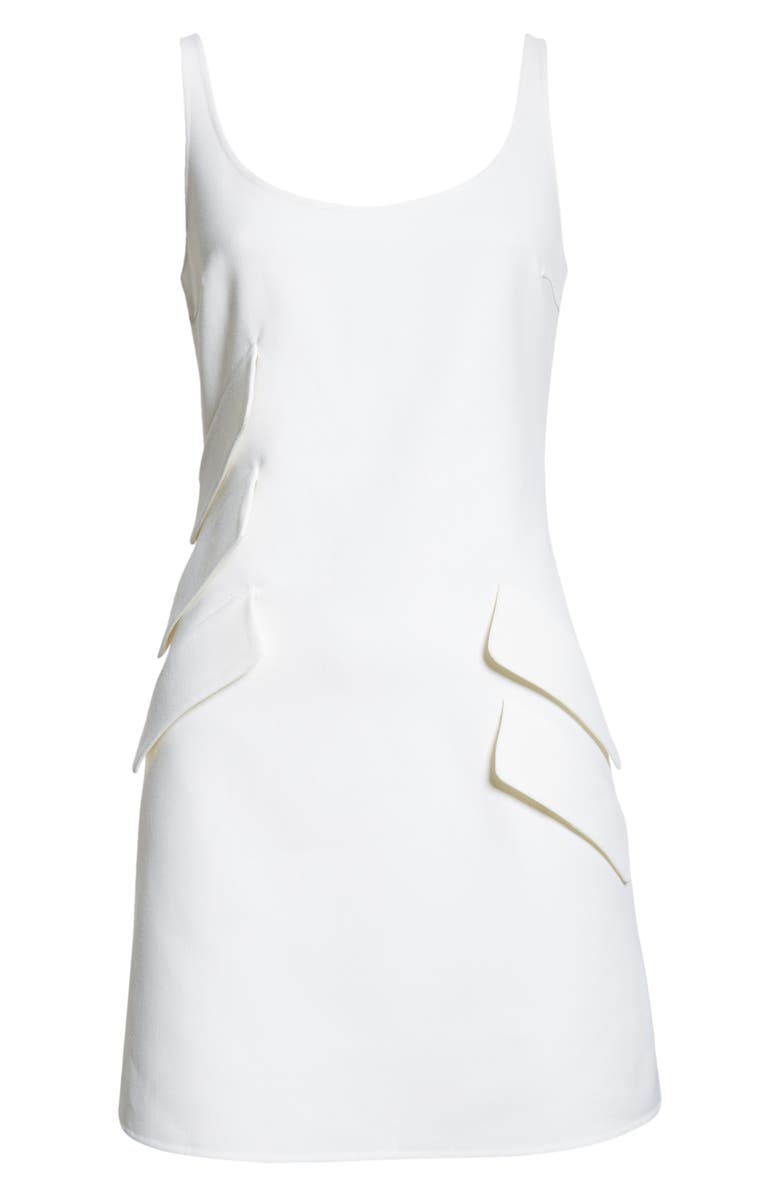 Versace Pocket Detail Scoop Neck Dress, Alternate, color, 