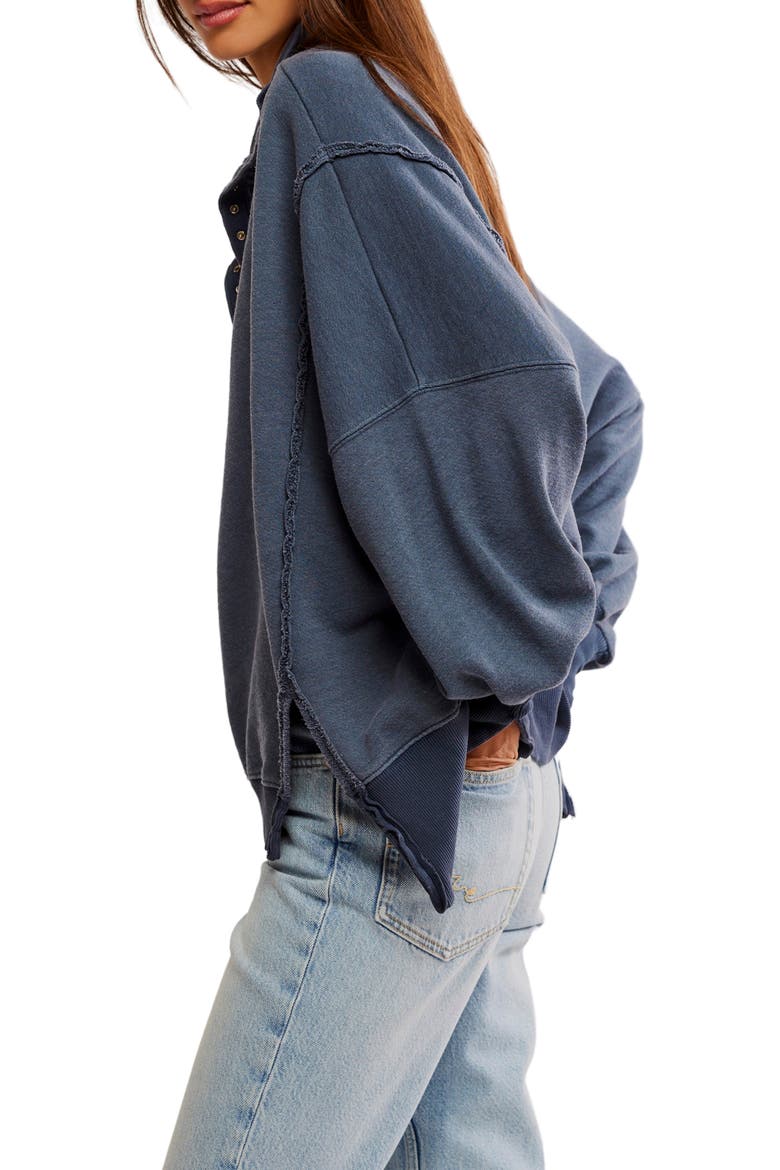 Camden Oversize Henley, Alternate, color, NAVY