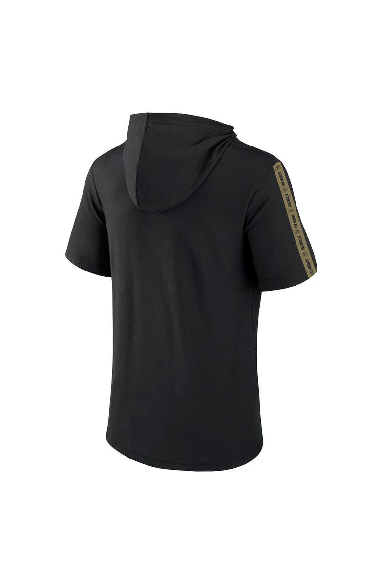 FANATICS Men's Fanatics Branded Black LAFC Definitive Victory Short-Sleeved Pullover Hoodie, Alternate, color, 