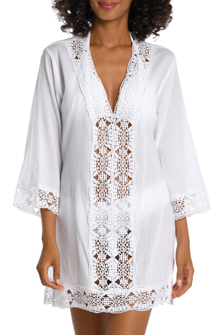 Island Fare Cover-Up Tunic, Main, color, WHITE