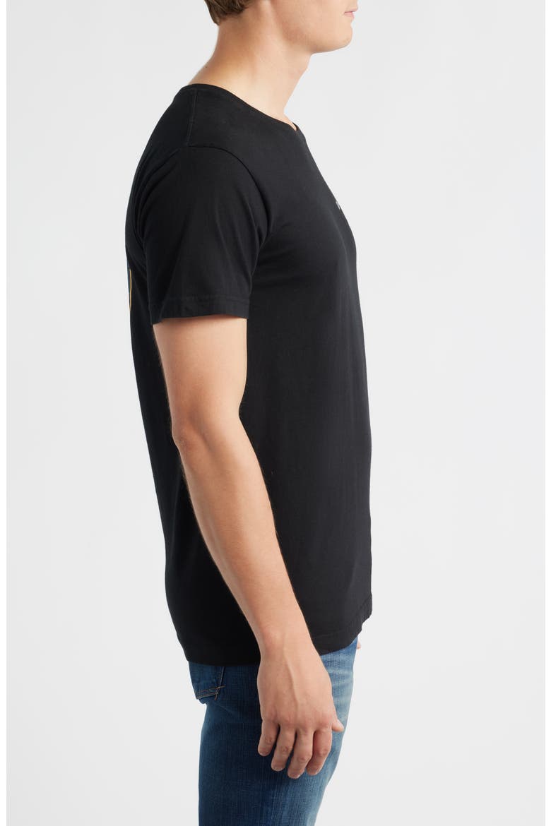 Octo Glass Cotton Graphic T-Shirt, Alternate, color, BLACK