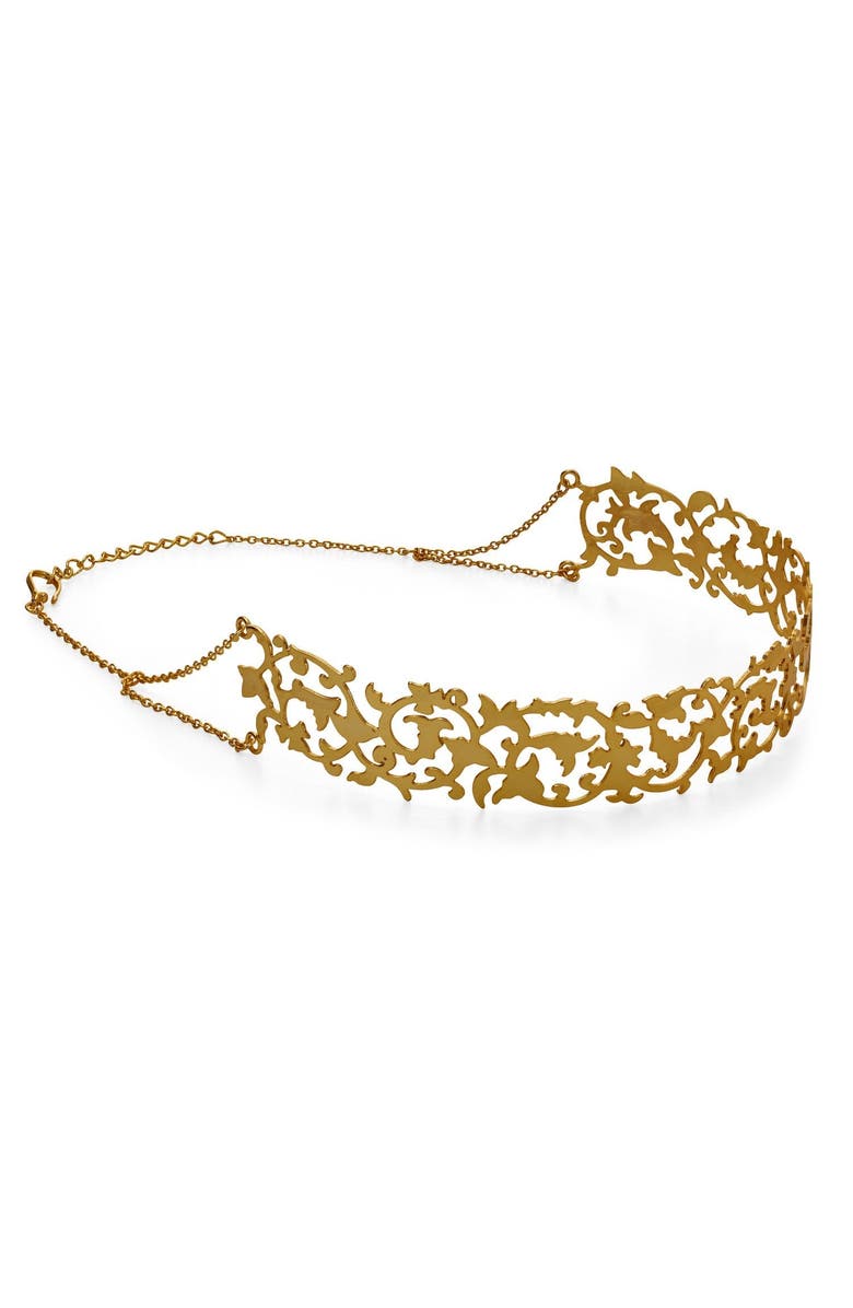 Dhwani Bhansal KIMYA CHOKER, Alternate, color, Gold Plated
