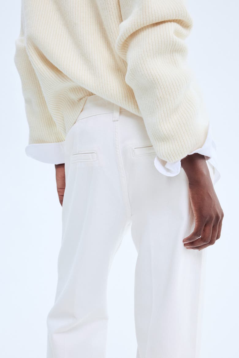 Wide High Jeans, Alternate, color, White