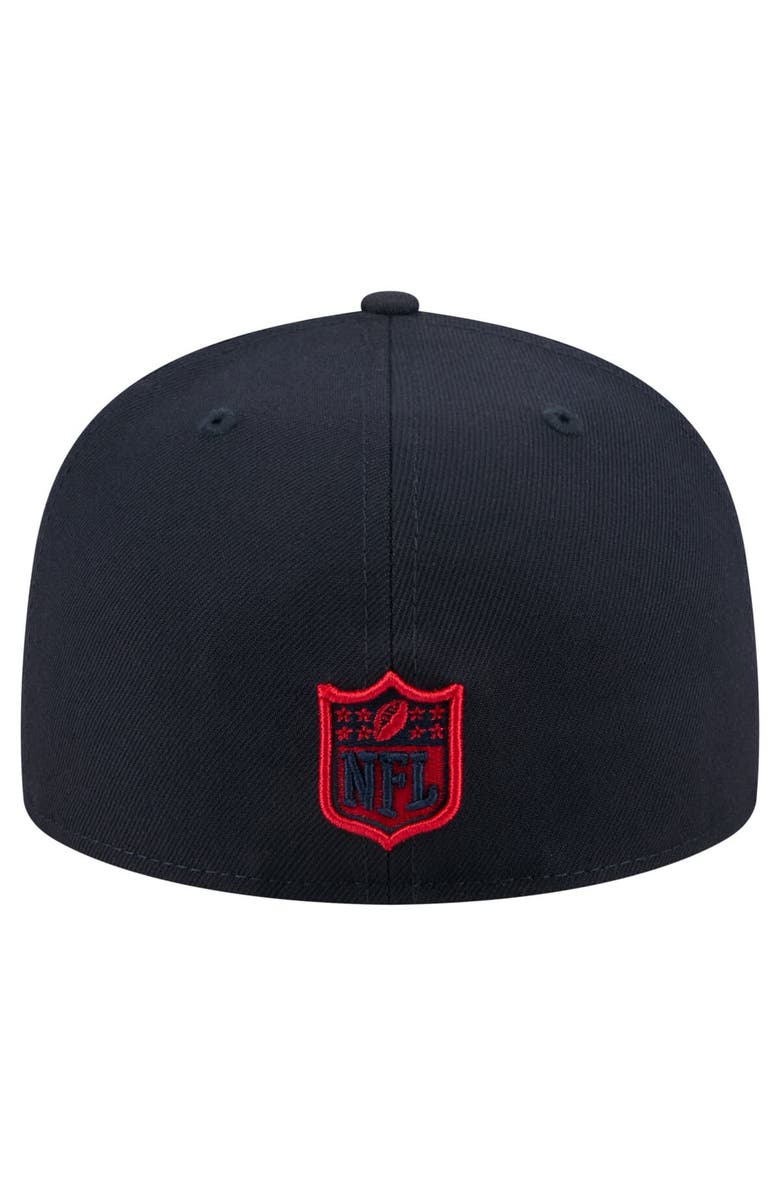 New Era Men's New Era Navy Houston Texans State Stitch 59FIFTY Fitted Hat, Alternate, color, 